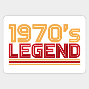 1970s Legend Sticker